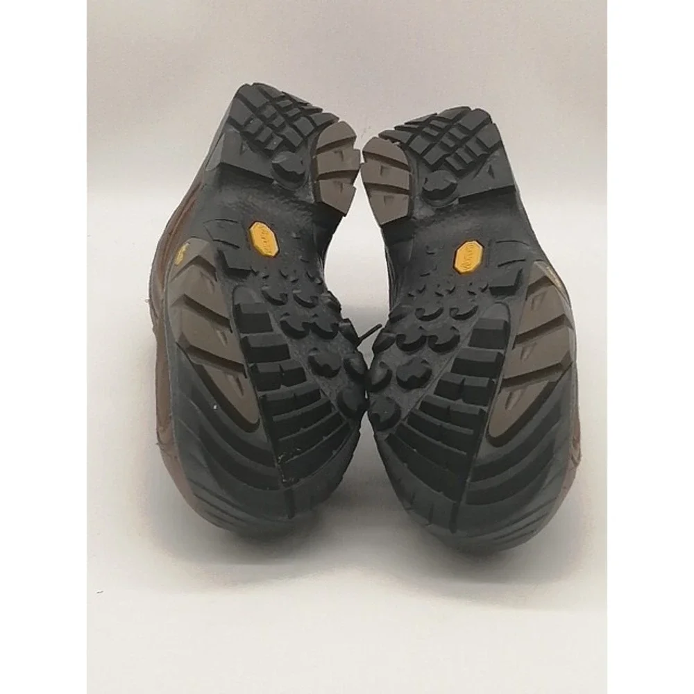 Georgia Boot Oxfords Mens Brown 10 Steel Toe Work Shoes Leather Vibram GB3602